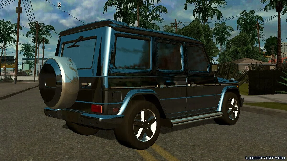 Mercedes-Benz G500 v0.3 (DFF فقط) / GTA سان أندرياس (iOS، أندرويد)