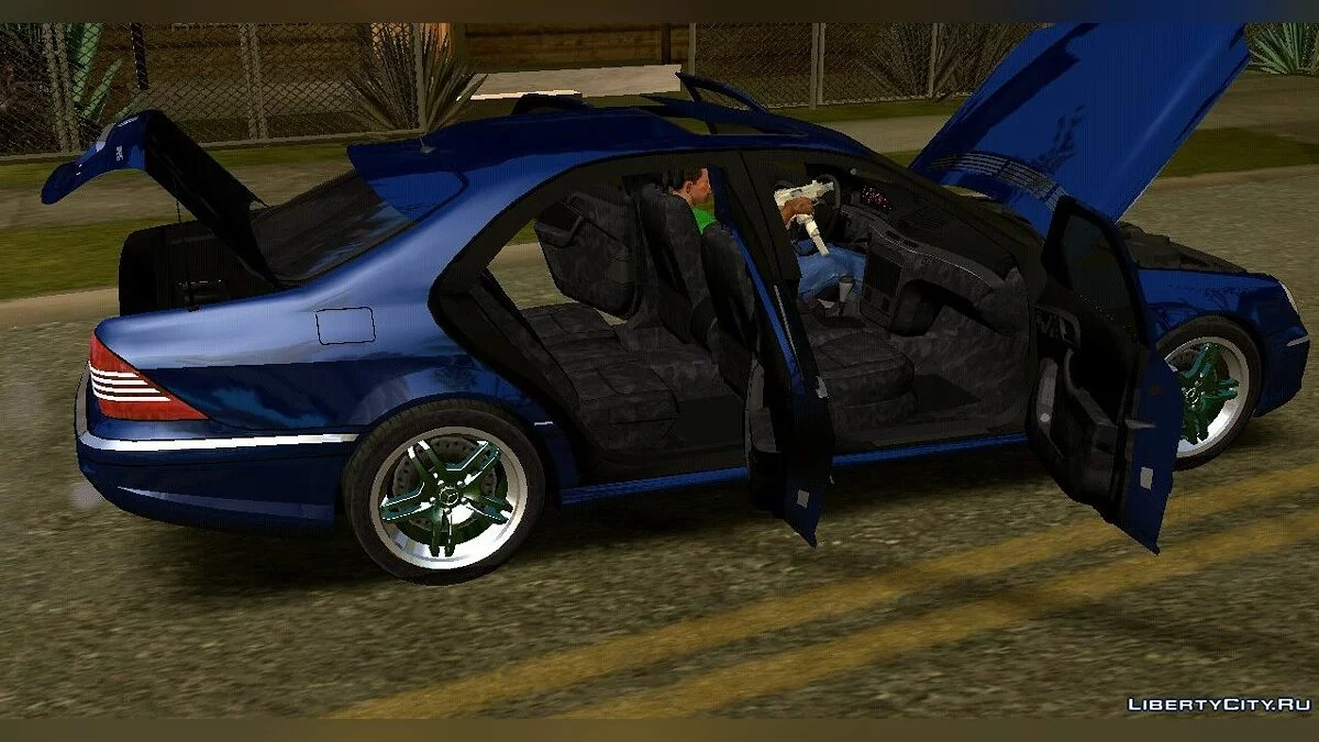 Mercedes-Benz S65 AMG W220 v0.2 (тільки DFF) / GTA San Andreas (iOS, Android)