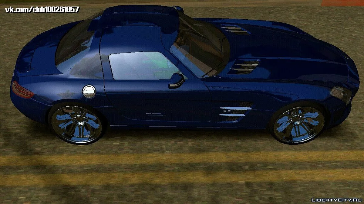 Mercedes-Benz-SLS-AMG v0.2 (DFF فقط) / GTA سان أندرياس (iOS، أندرويد)