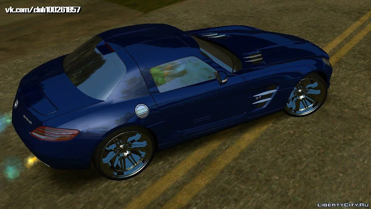 Mercedes-Benz-SLS-AMG v0.2 (DFF فقط) / GTA سان أندرياس (iOS، أندرويد)