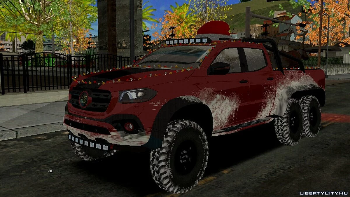 Mercedes-Benz X 6x6 (Winter version) / GTA San Andreas (iOS, Android)