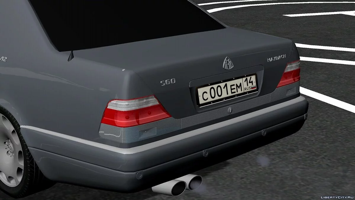 Mercedes-Benz W140 Maybach / GTA San Andreas (iOS, Android)