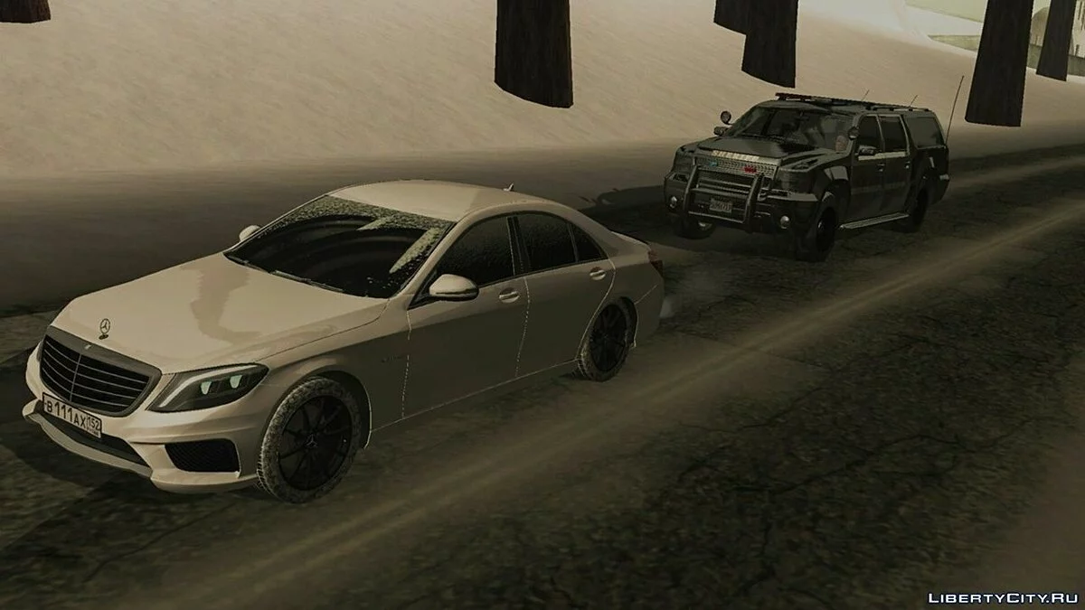 مرسيدس بنز (نسخة الشتاء) / GTA سان أندرياس (iOS، أندرويد)