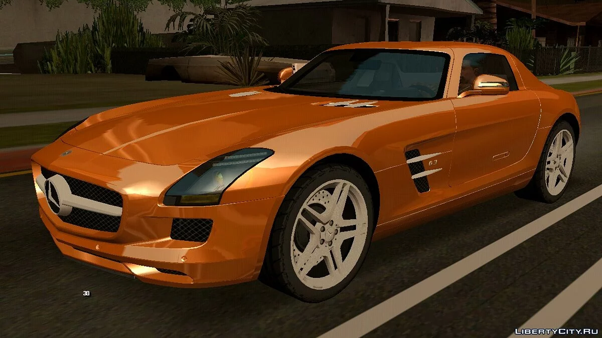 Mercedes-Benz SLS AMG / GTA San Andreas (iOS, Android)