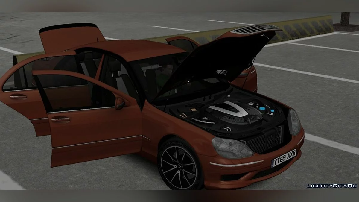 Mercedes-Benz W220 S600 / GTA سان أندرياس (iOS، أندرويد)