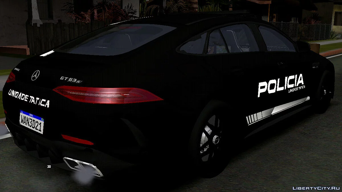 Mercedes-Benz AMG GT 63S - Polícia (somente DFF) / GTA San Andreas (iOS, Android)