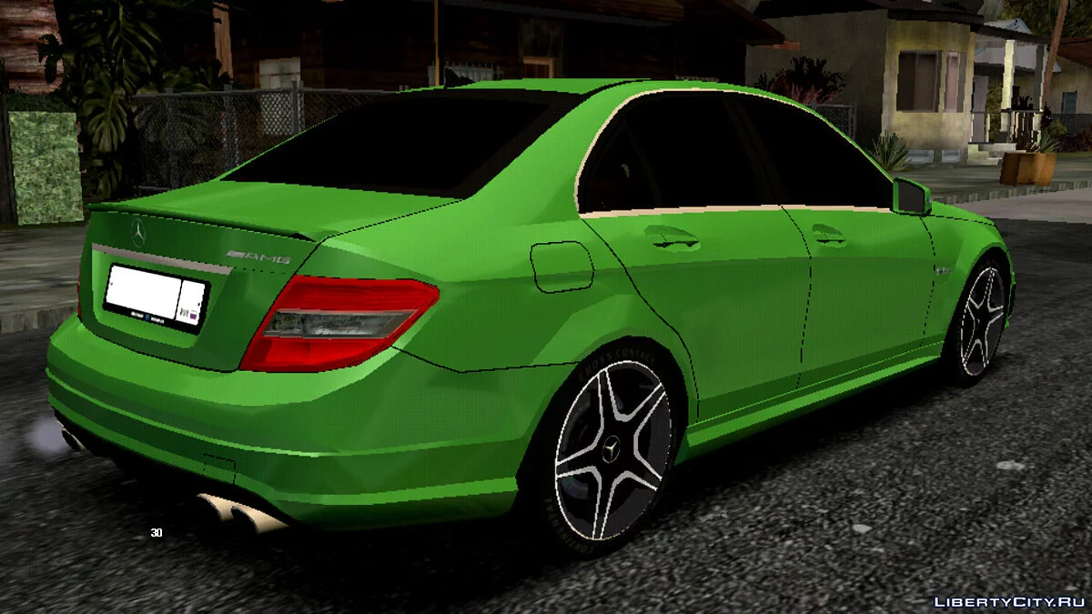 Mercedes-Benz C63 W204 / GTA San Andreas (iOS, Android)