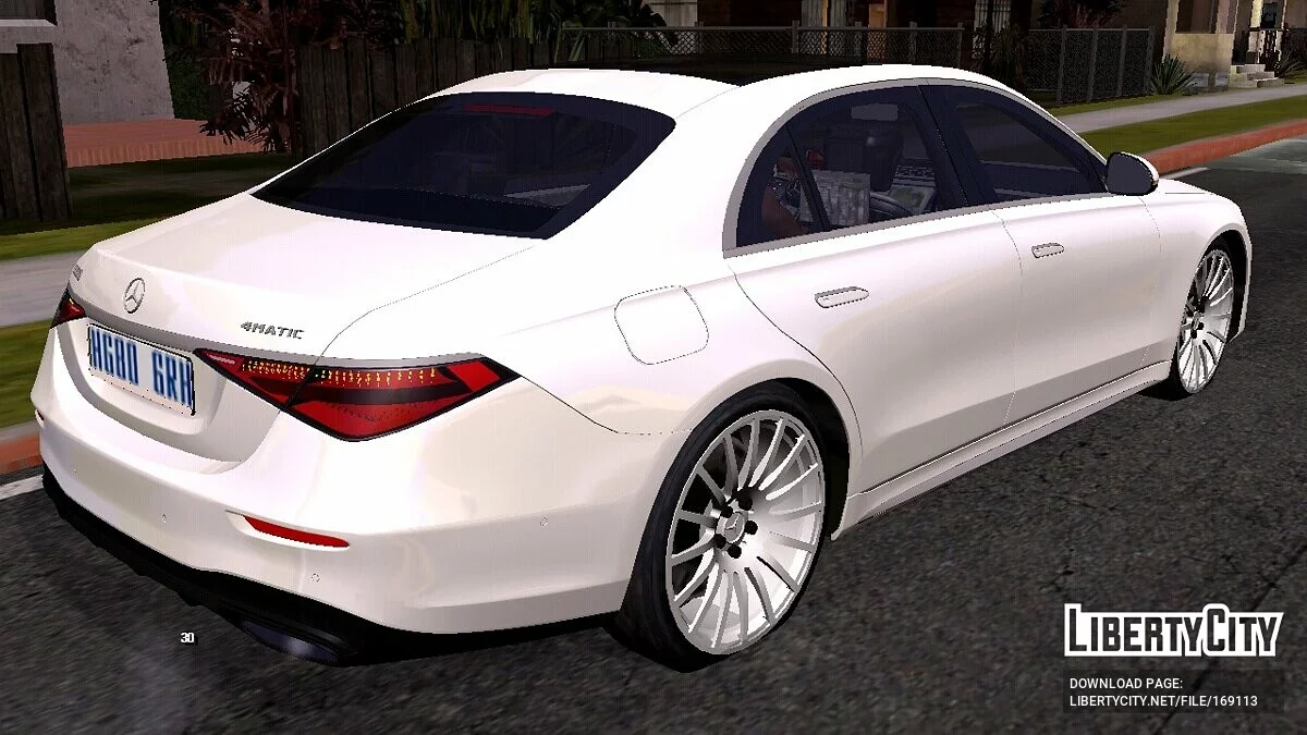 Mercedes-Benz S500 2021 (apenas DFF) / GTA San Andreas (iOS, Android)