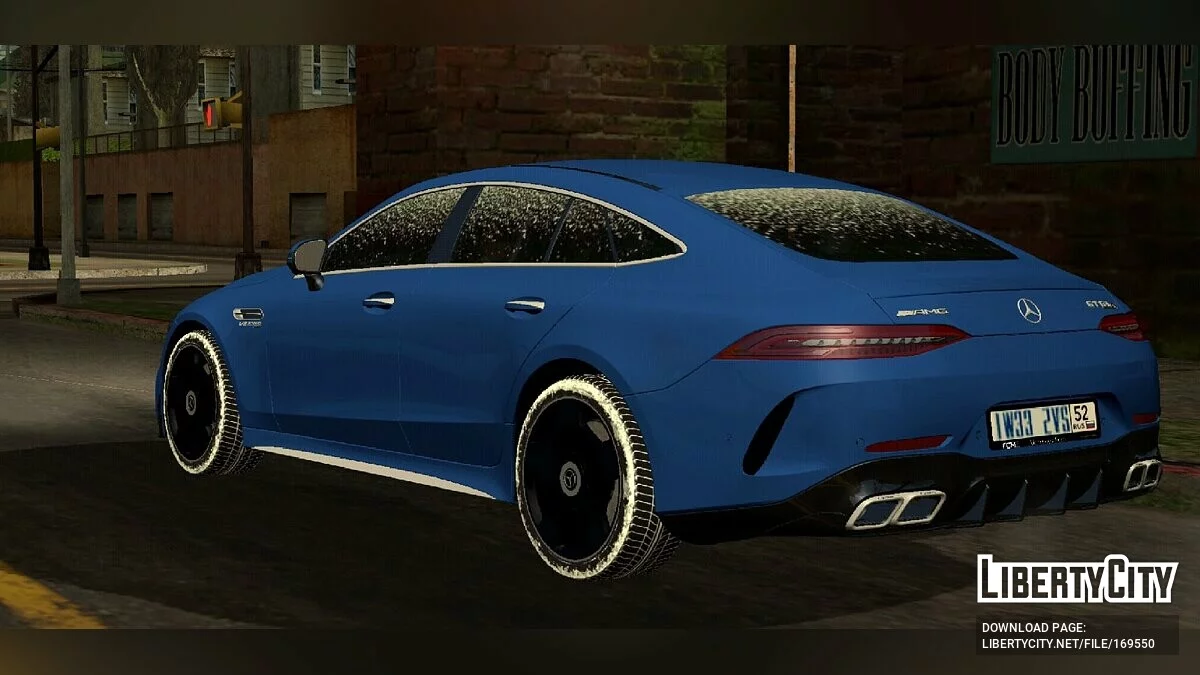 Mercedes - Version hiver / GTA San Andreas (iOS, Android)