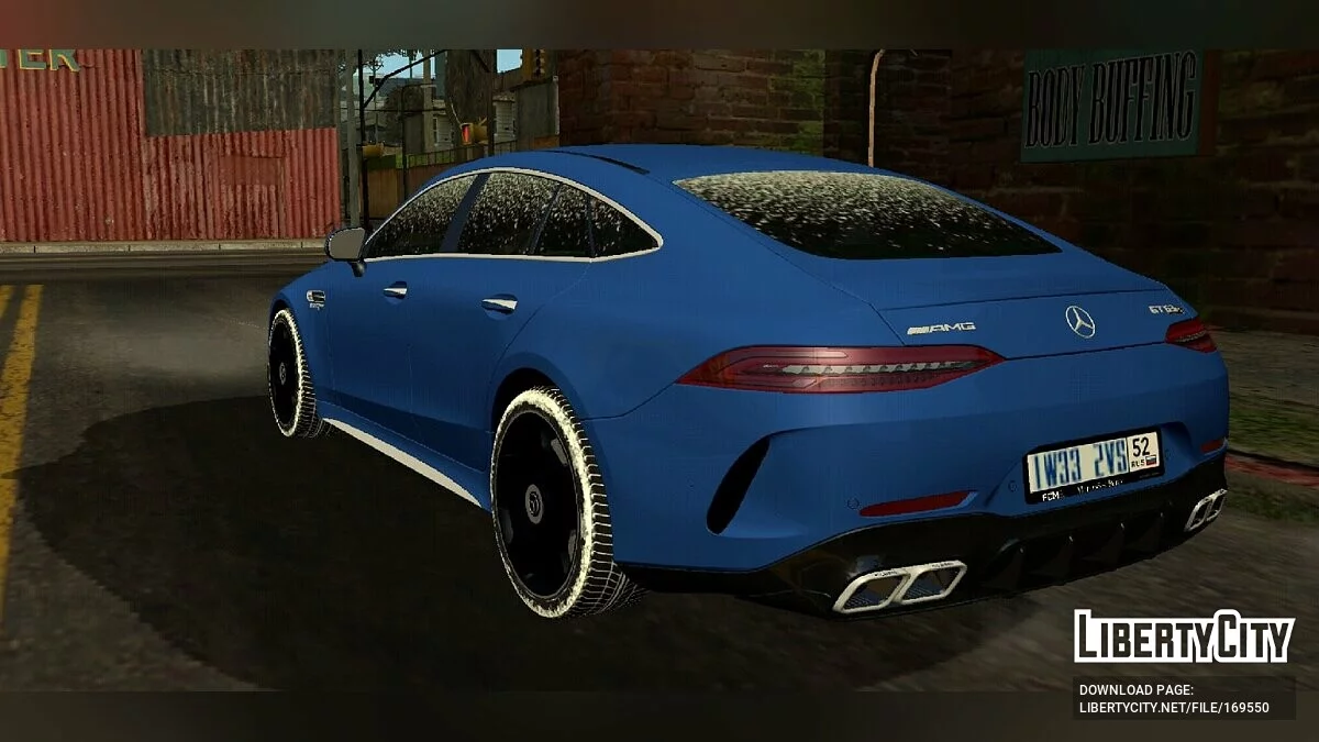 Mercedes - Version hiver / GTA San Andreas (iOS, Android)