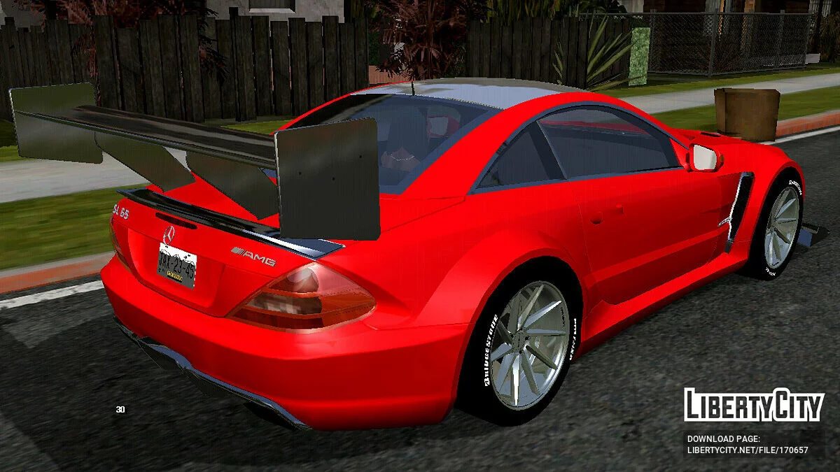تعديل مرسيدس بنز AMG بلاك سيريز (فقط DFF) / GTA سان أندرياس (iOS، أندرويد)