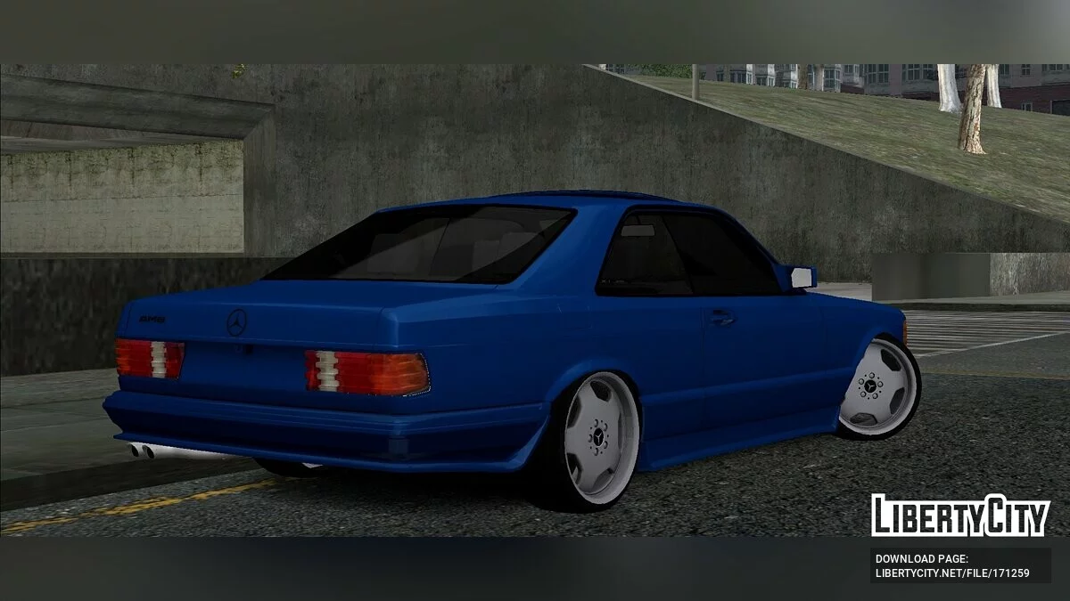 Mercedes-Benz 560 SEC AMG / GTA San Andreas (iOS, Android)