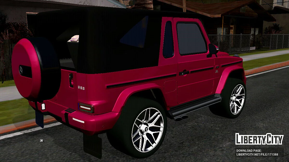 Mercedes-Benz AMG G63 CABRIO (DFF uniquement) / GTA San Andreas (iOS, Android)