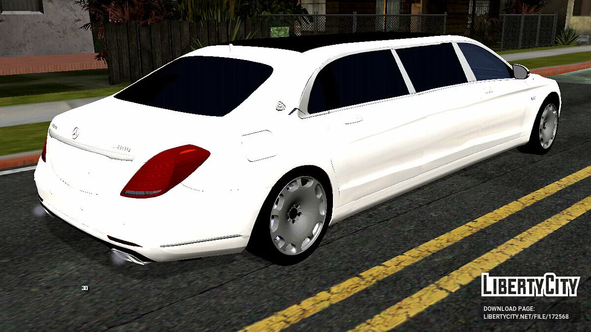 Лімузин Mercedes-Benz / GTA San Andreas (iOS, Android)