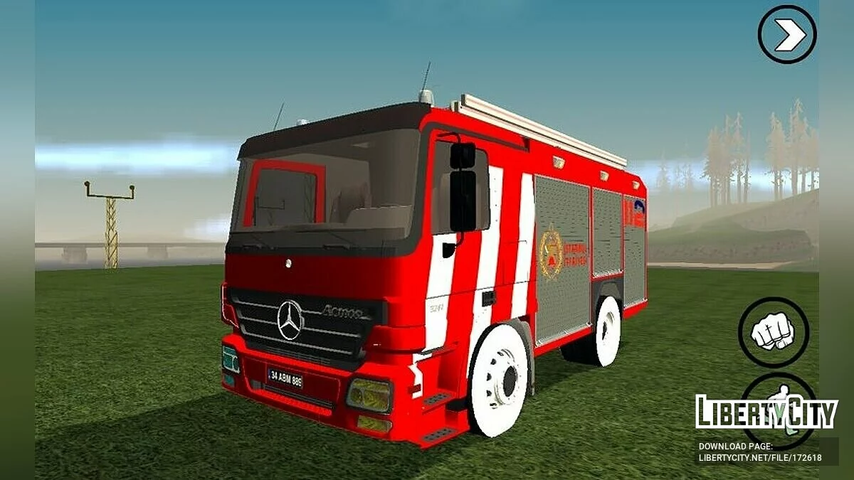 梅赛德斯-奔驰 Actros / GTA San Andreas (iOS, Android)
