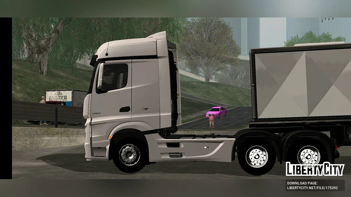 Mercedes-Benz Actros 2563 (apenas DFF) / GTA San Andreas (iOS, Android)