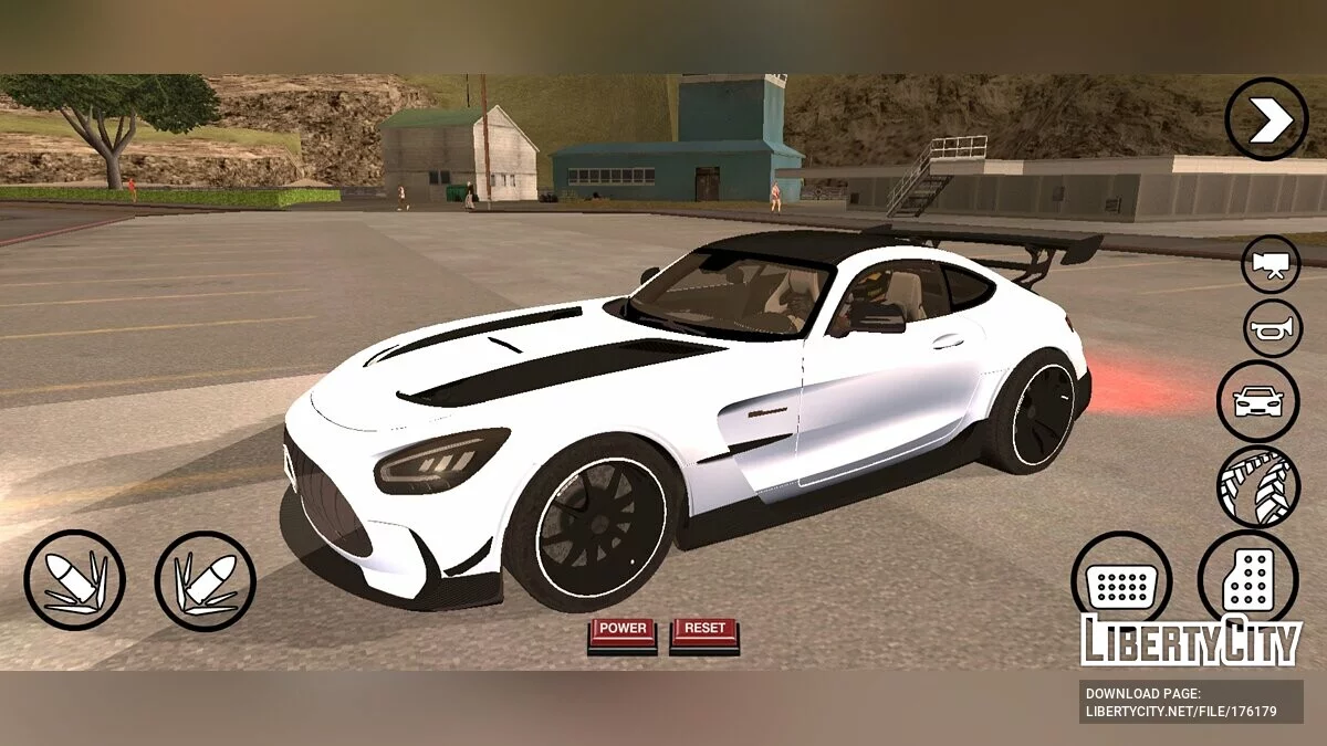 Mercedes-Amg GTR 2016 / GTA San Andreas (iOS, Android)