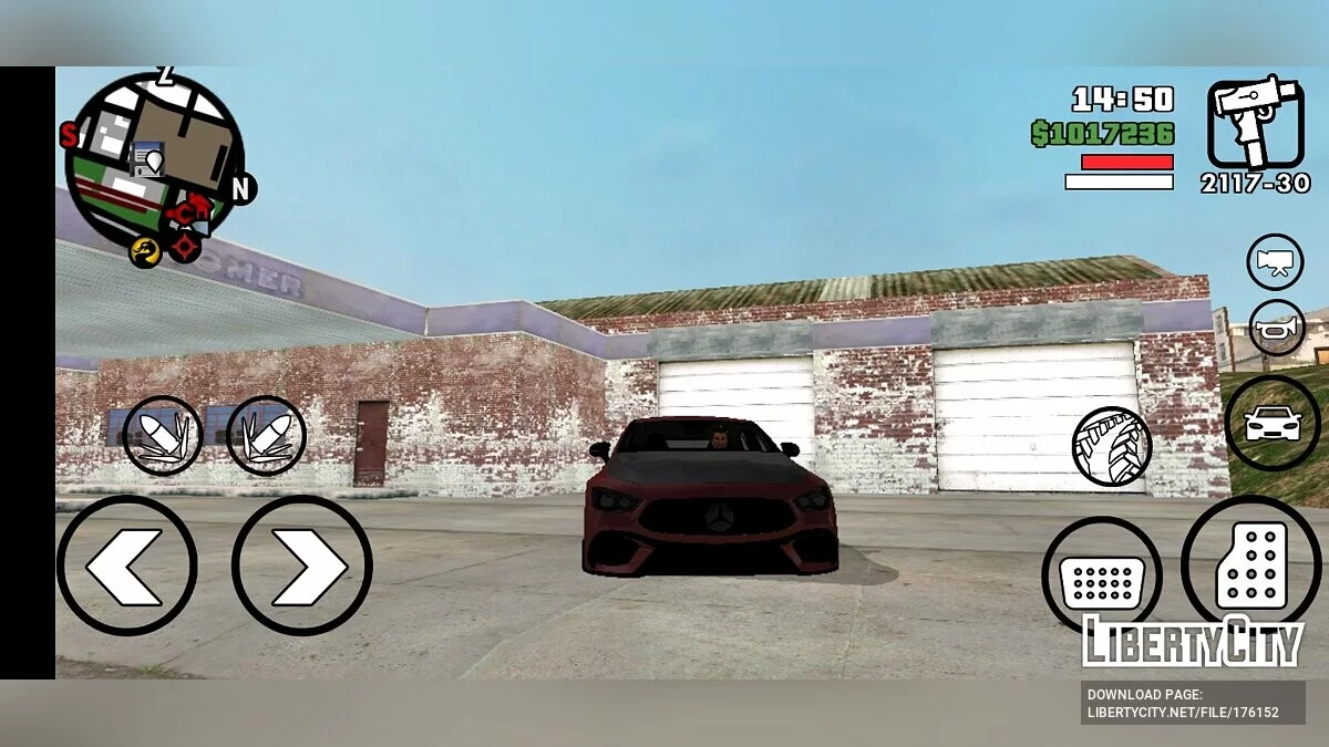 Mercedes Benz GT63s AMG / GTA سان أندرياس (iOS، أندرويد)