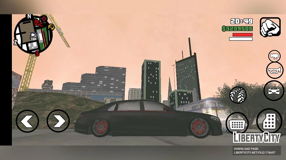 مرسيدس بنز S650 مايباخ 2022 / GTA سان أندرياس (iOS، أندرويد)