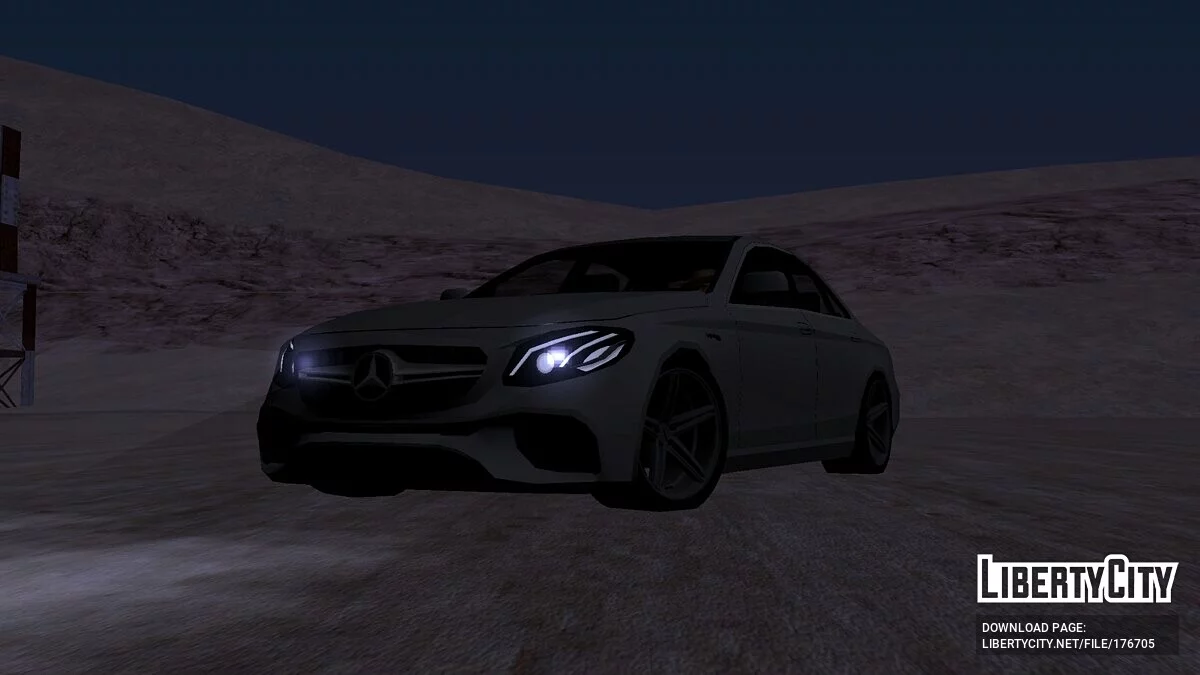 Mercedes W213 E63S AMG (Estilo SA) / GTA San Andreas (iOS, Android)