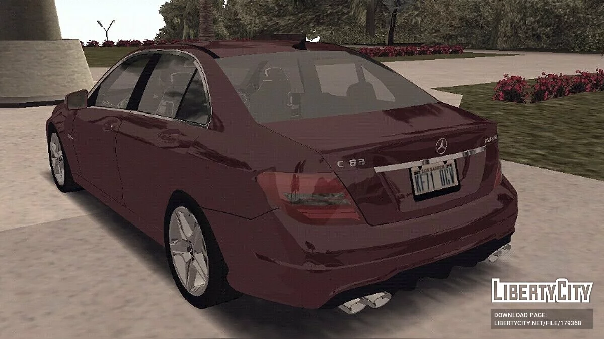 Mercedes-Benz C63 AMG (apenas DFF) / GTA San Andreas (iOS, Android)