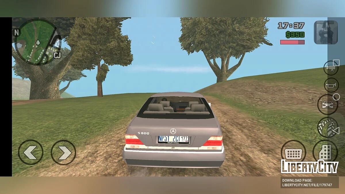 مرسيدس بنز s600 / GTA سان أندرياس (iOS، أندرويد)