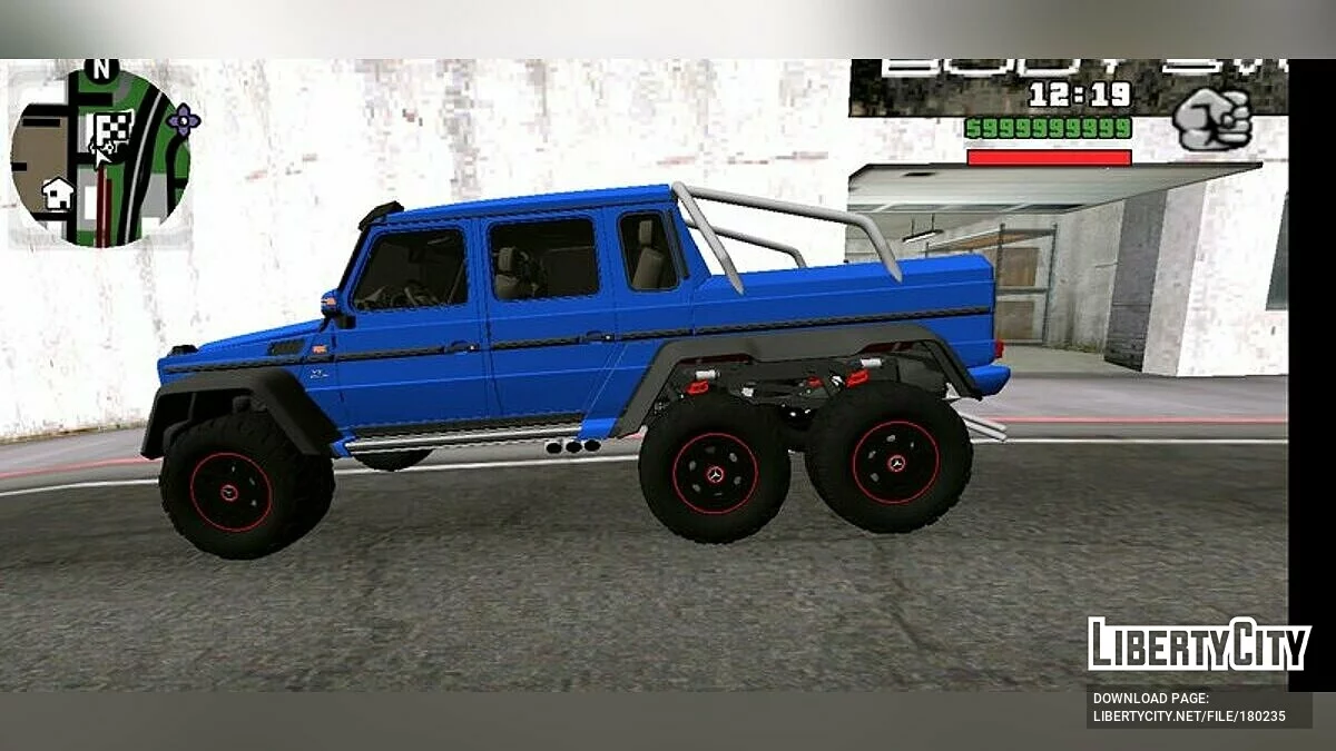 Mercedes-Benz 6x6 (тільки DFF) / GTA San Andreas (iOS, Android)