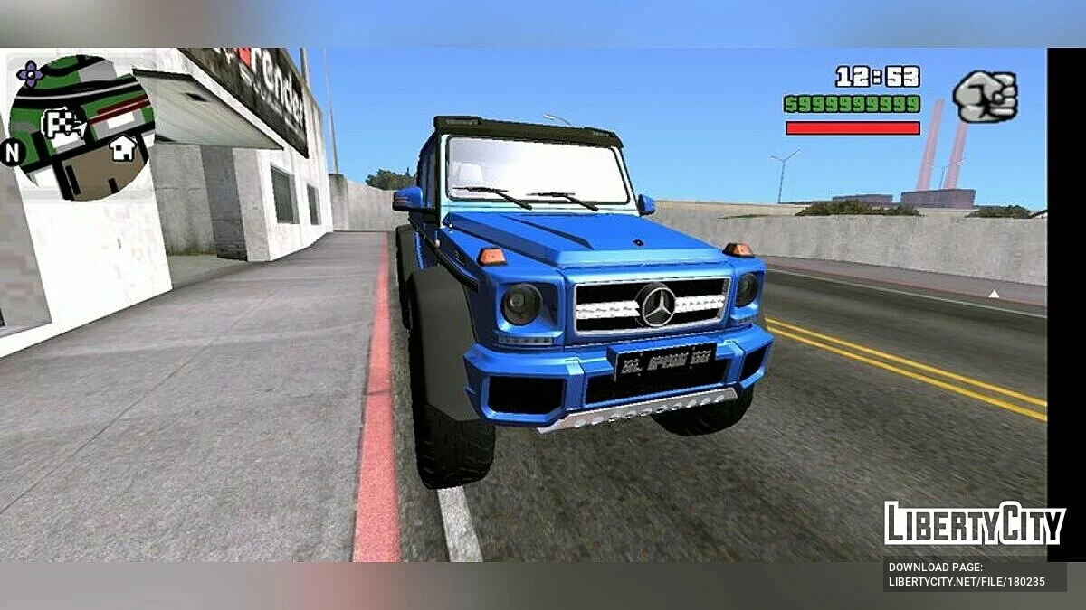 Mercedes-Benz 6x6 (тільки DFF) / GTA San Andreas (iOS, Android)