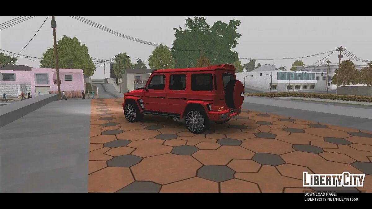 Mercedes-Benz Brabus G700 Widester / GTA San Andreas (iOS, Android)
