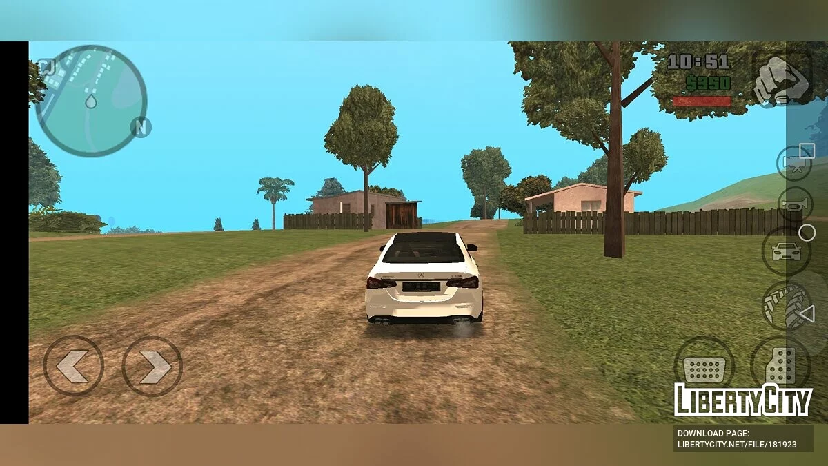 Mercedes-Benz E63s AMG / GTA San Andreas (iOS, Android)