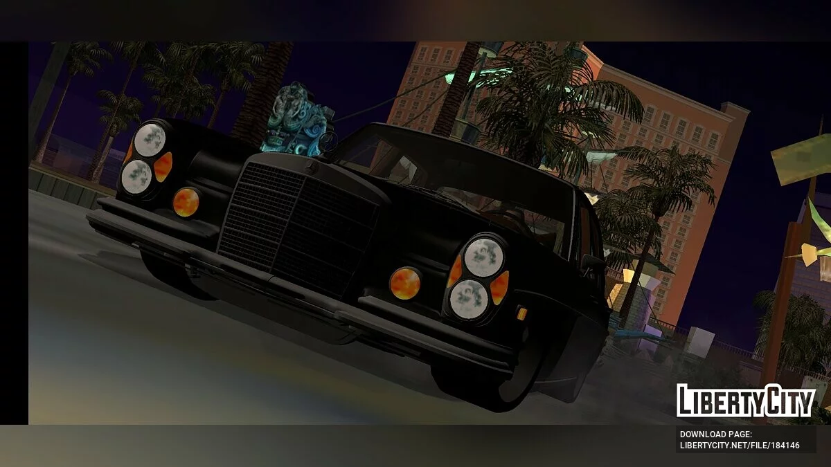 Mercedes-Benz 300SEL w109 Tuned v1.2 (тільки DFF) / GTA San Andreas (iOS, Android)