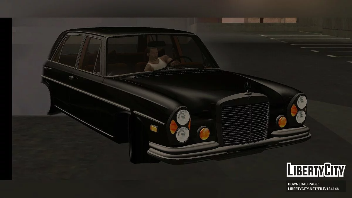 Mercedes-Benz 300SEL w109 Tuned v1.2 (тільки DFF) / GTA San Andreas (iOS, Android)