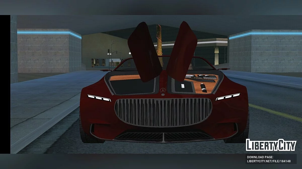 Mercedes-Maybach Vision-GT (тільки DFF) / GTA San Andreas (iOS, Android)