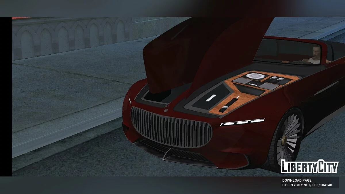 Mercedes-Maybach Vision-GT (тільки DFF) / GTA San Andreas (iOS, Android)