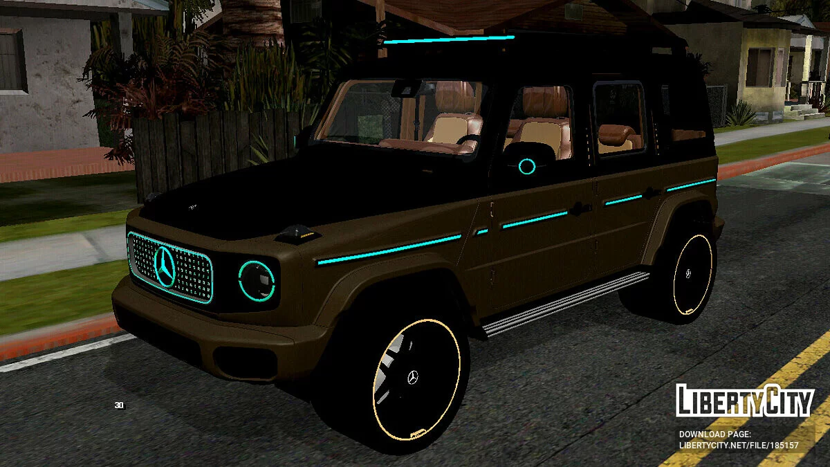 Mercedes-Benz G Wagon EQS Concept 2022 (apenas DFF) / GTA San Andreas (iOS, Android)