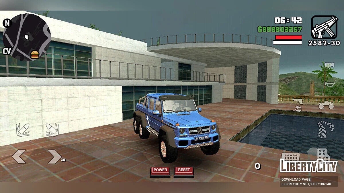 Mercedes-Benz G63 6X6 / GTA San Andreas (iOS, Android)