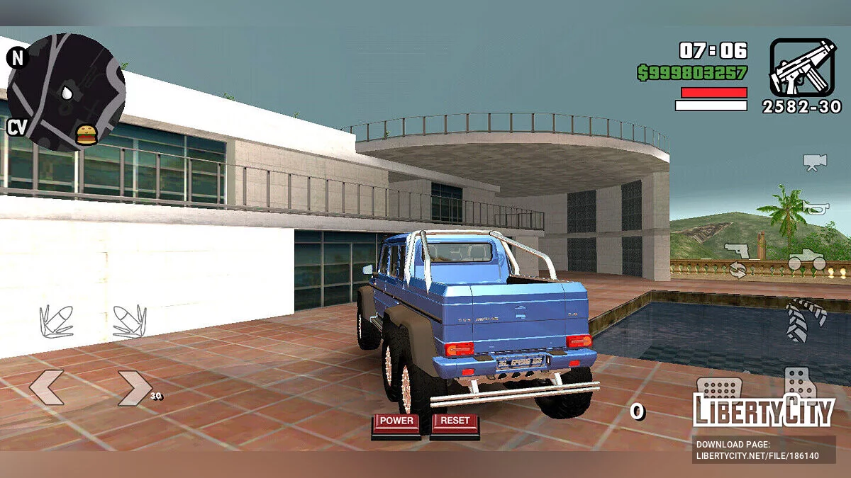 Mercedes-Benz G63 6X6 / GTA San Andreas (iOS, Android)