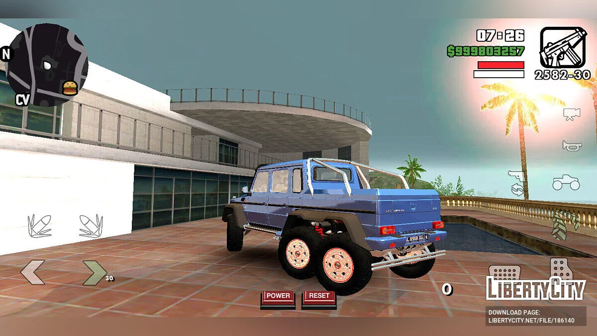 Mercedes-Benz G63 6X6 / GTA San Andreas (iOS, Android)