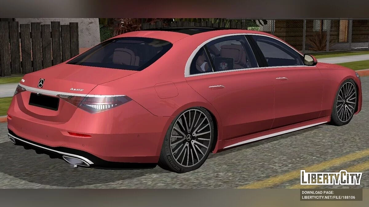 Mercedes-Benz S500 4 Matic W223 2022 / GTA San Andreas (iOS, Android)