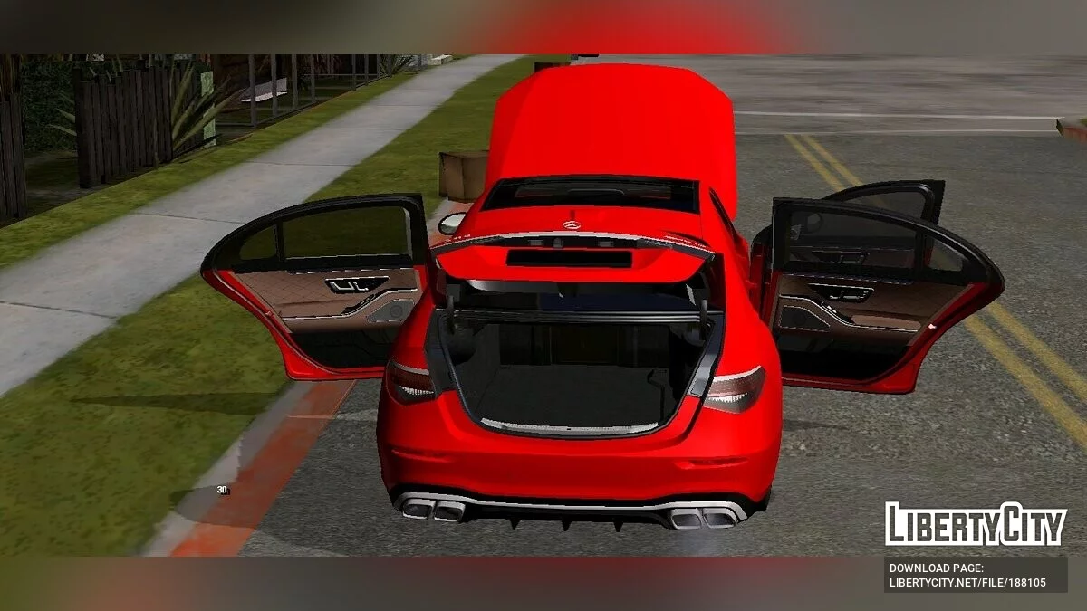 Mercedes-Benz S63 AMG W223 2022 / GTA San Andreas (iOS, Android)