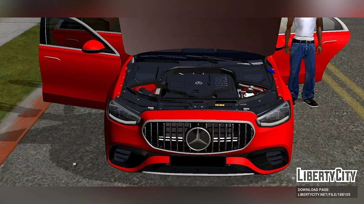Mercedes-Benz S63 AMG W223 2022 / GTA San Andreas (iOS, Android)