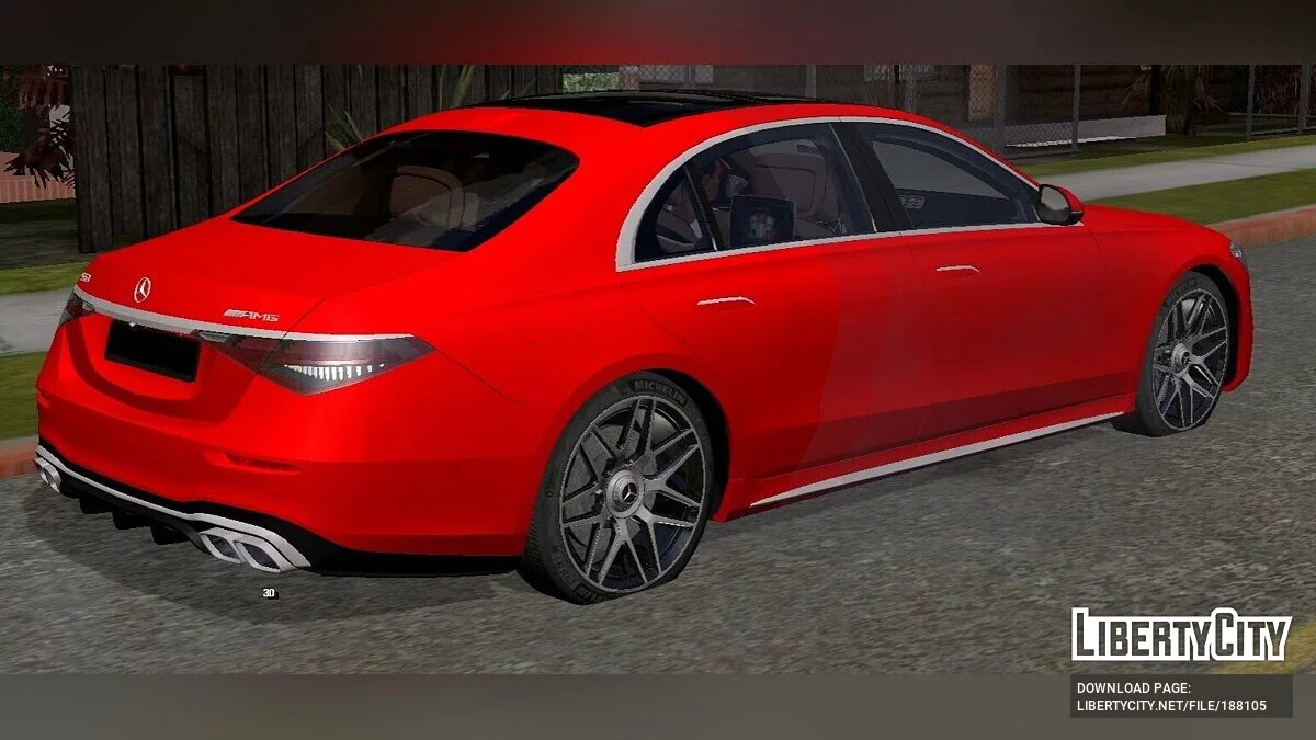 Mercedes-Benz S63 AMG W223 2022 / GTA San Andreas (iOS, Android)