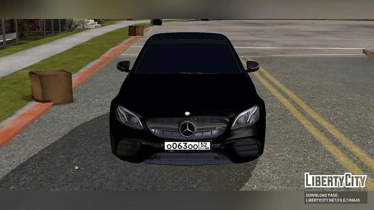 Mercedes-Benz E63s / GTA سان أندرياس (iOS، أندرويد)