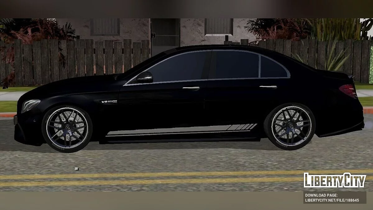 Mercedes-Benz E63s / GTA سان أندرياس (iOS، أندرويد)