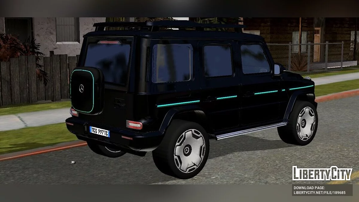 Mercedes-Benz EQG Concept 2021 (hanya DFF) / GTA San Andreas (iOS, Android)