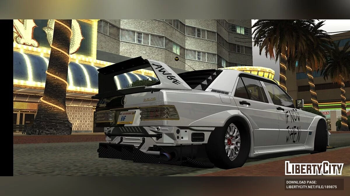 梅赛德斯-奔驰E级 190E ASAP ROCKY版 A$AP ROCKY / GTA San Andreas (iOS, Android)