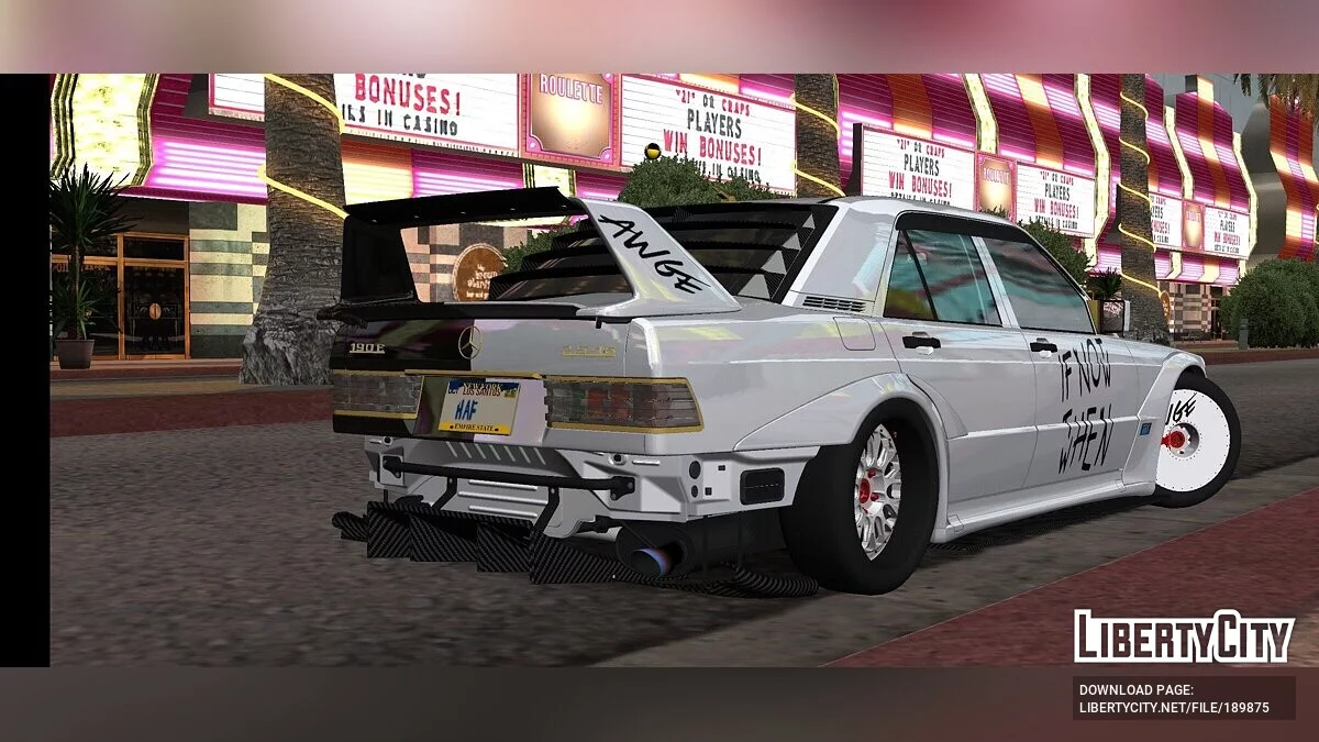 梅赛德斯-奔驰E级 190E ASAP ROCKY版 A$AP ROCKY / GTA San Andreas (iOS, Android)