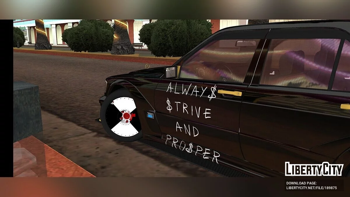 梅赛德斯-奔驰E级 190E ASAP ROCKY版 A$AP ROCKY / GTA San Andreas (iOS, Android)