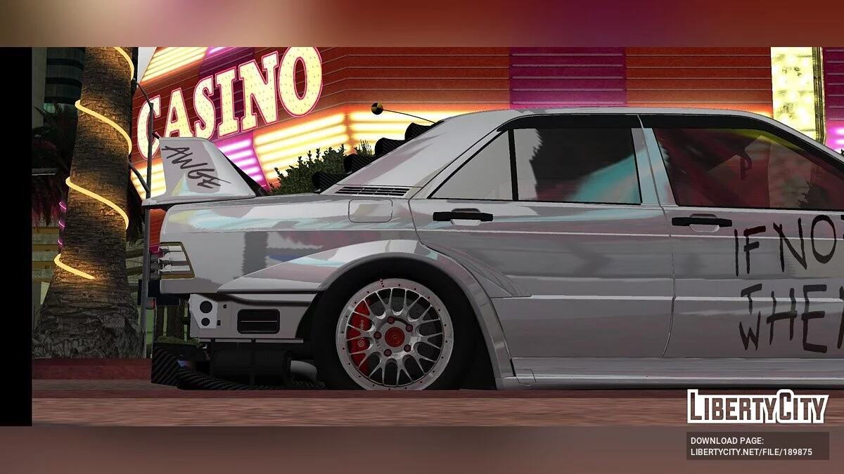 梅赛德斯-奔驰E级 190E ASAP ROCKY版 A$AP ROCKY / GTA San Andreas (iOS, Android)