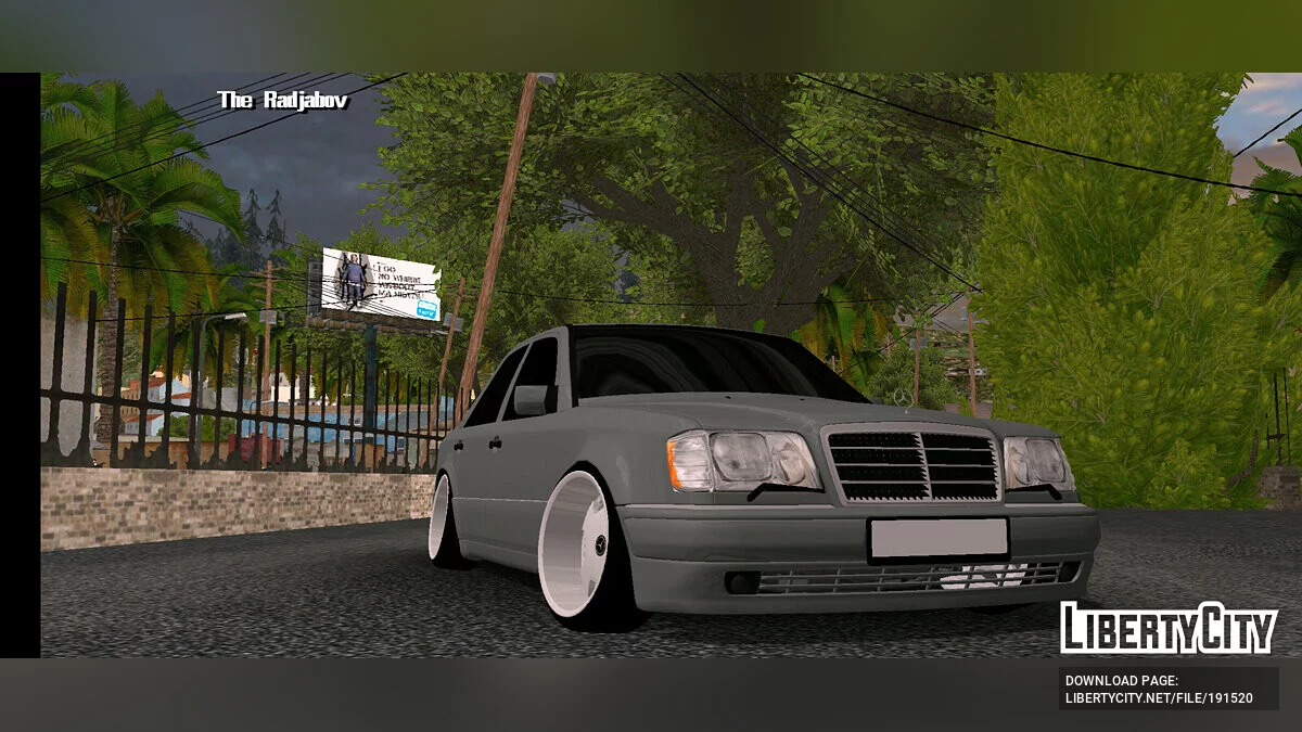 Mersedes-Benz E500 W124 / GTA San Andreas (iOS, Android)